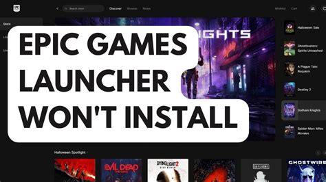 Can't install the game on PC client launcher .